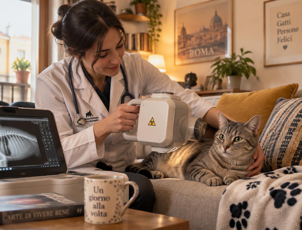 Radiografia a domicilio gatti a Roma